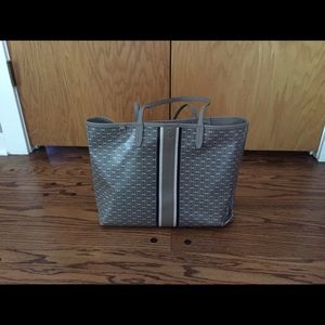 Tory Burch Gemini Link Canvas Tote Bag